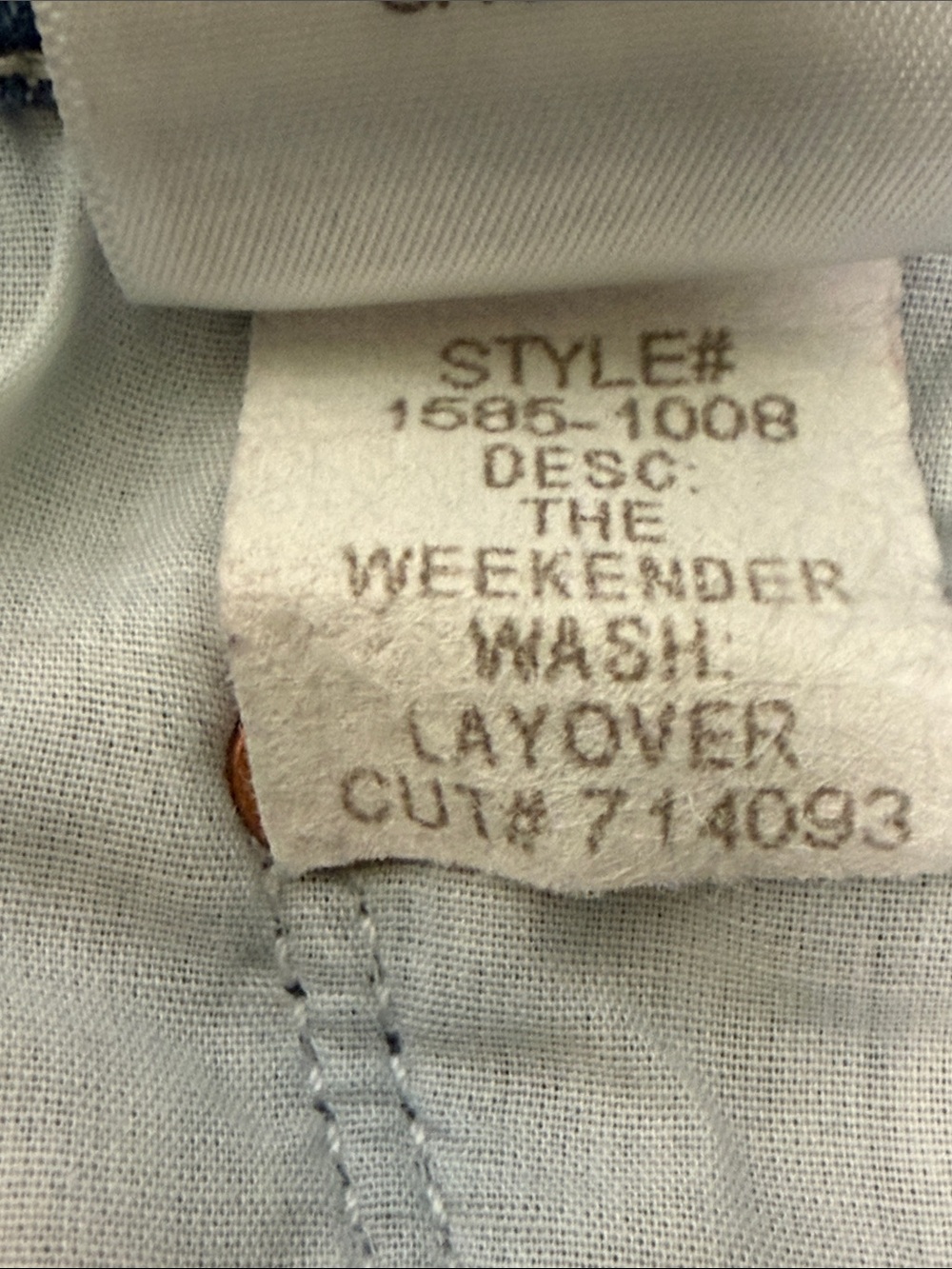Mother The Weekender Blue Jeans Size 29 in Layover - Picture 14 of 14